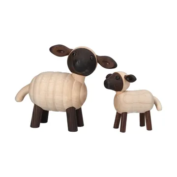Will lamm figur - Beige, 6,6x9xH8,5 cm - Spring Copenhagen