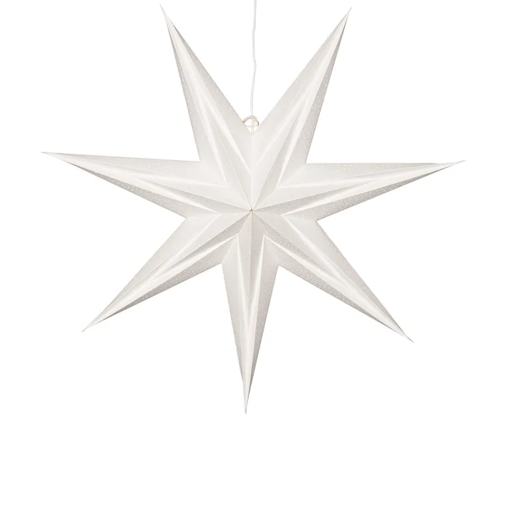 Holly pappersstjärna 60 cm - Vit - Star Trading