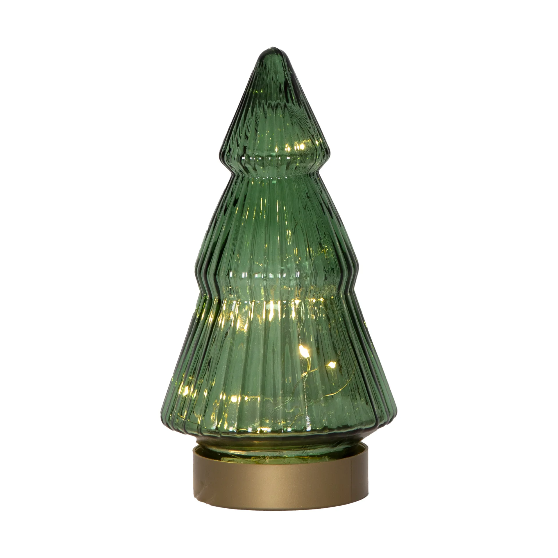 Verde glasdekoration LED 20 cm, Grön Star Trading