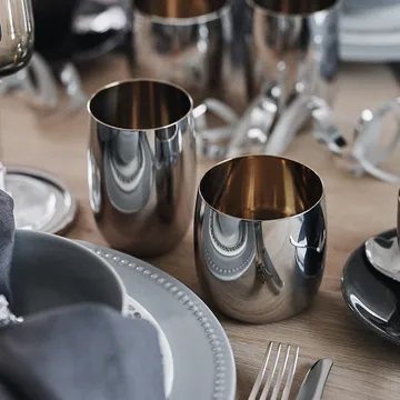 Foster dricksglas 20 cl - rostfritt stål - Stelton