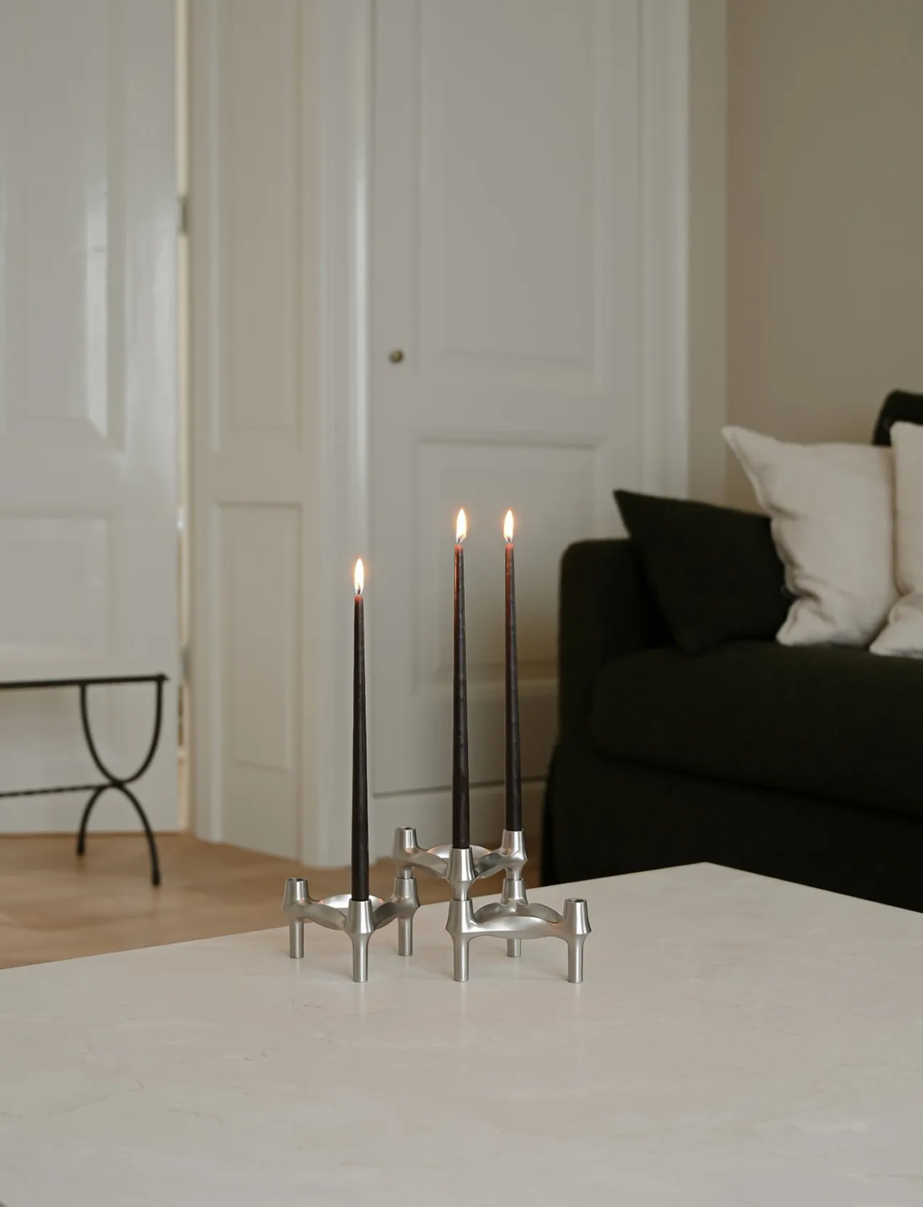 STOFF Nagel BMF ljusstake, Borstad krom STOFF Nagel