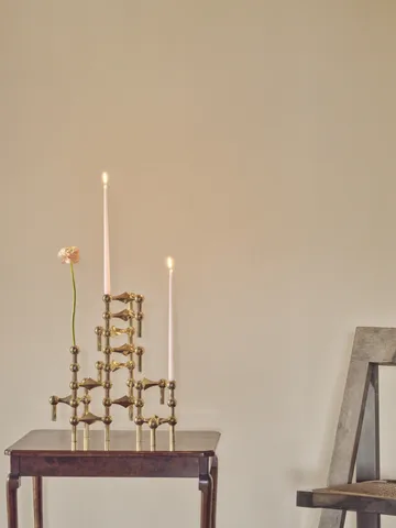 STOFF Nagel ljusstake - mässing - STOFF Nagel