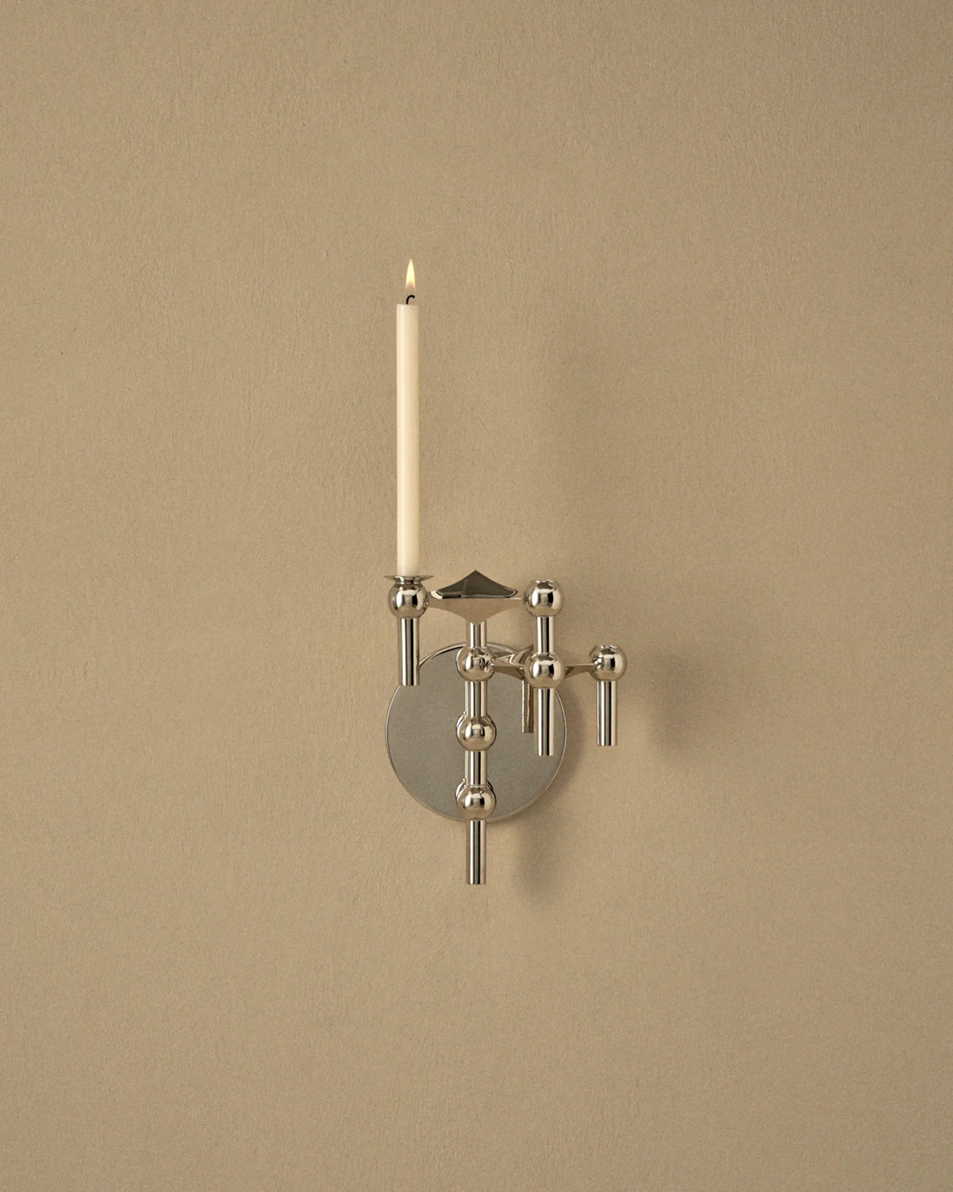 STOFF Nagel ljusstake vägg, Chrome STOFF Nagel