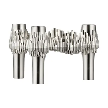 STOFF Nagel Quist ljusstake - Borstad krom - STOFF Nagel
