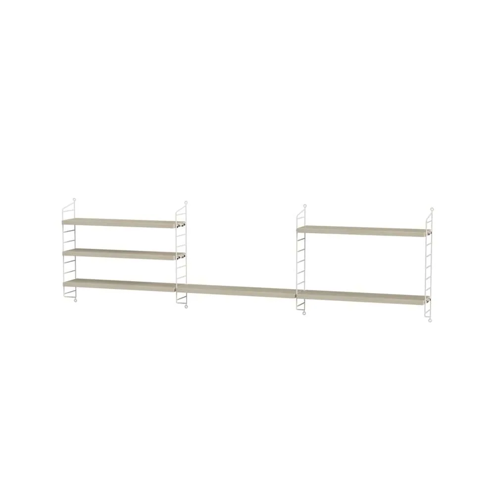 String barnrum ask & vit - Kombination H String