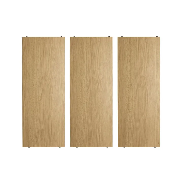 String hyllplan - ek, 78x30 cm, 3-pack - String