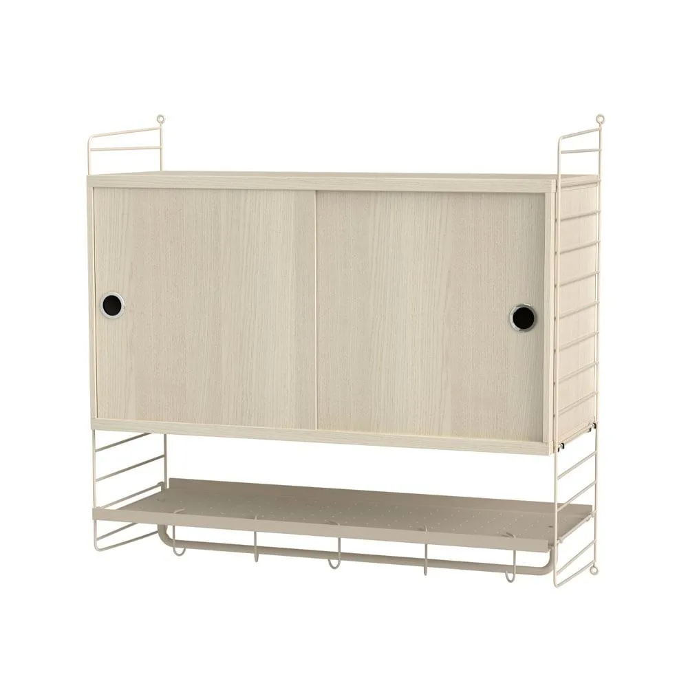 String sovrum ask & beige - Kombination F String