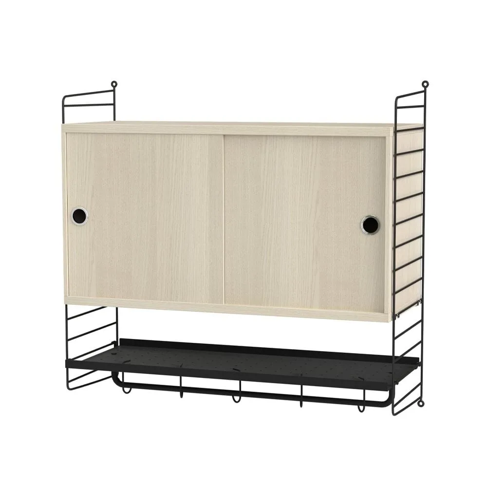 String sovrum ask & svart - Kombination F String