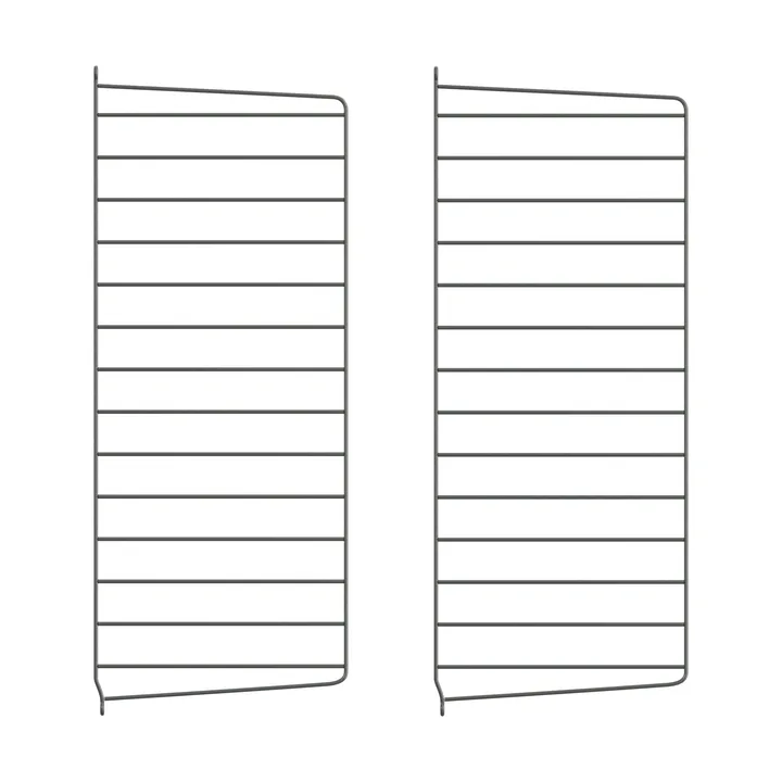 String väggavel - Mörkgrå, 75x30 cm, 2-pack - String