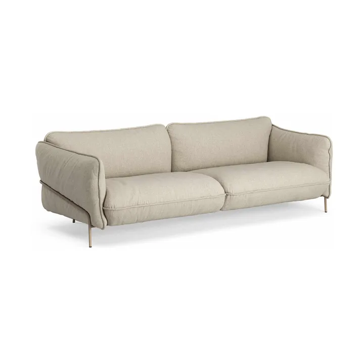 Continental soffa - Sealife Dark beige/white-nutmeg - Swedese