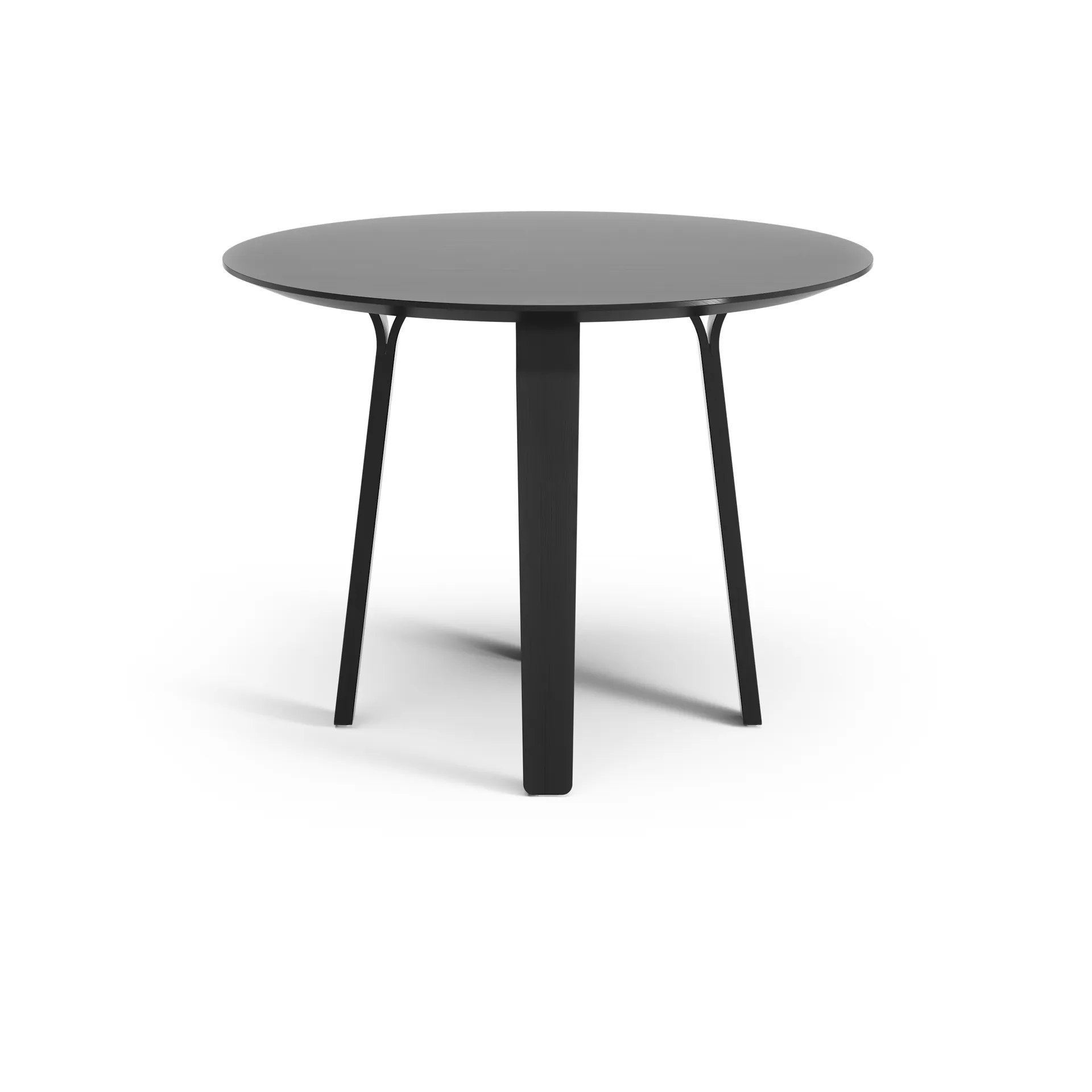 Divido matbord, ask svart lasyr, ø95cm Swedese