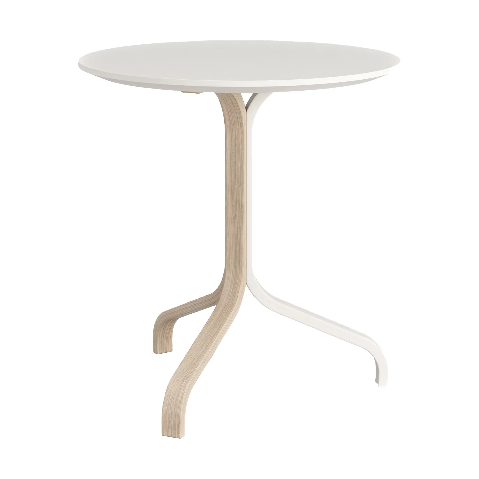 Lamino Duality bord 49 cm, Vitlaserad Swedese