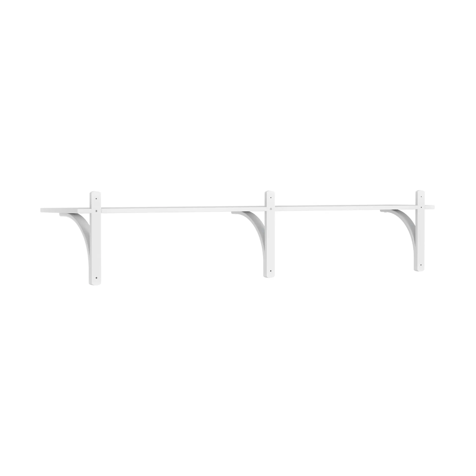 Levi hylla 1 hyllplan, Vitlaserad ask-aluminium, 180 cm Swedese
