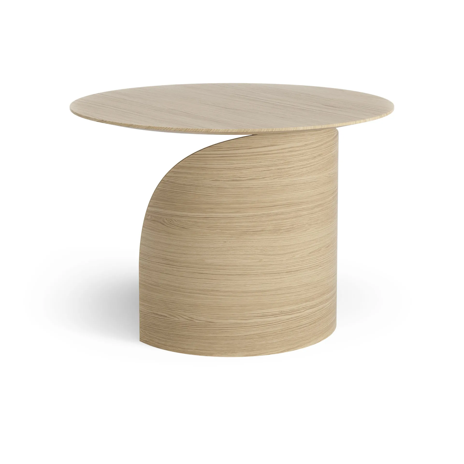 Savoa bord H45 cm, Ek lackad Swedese