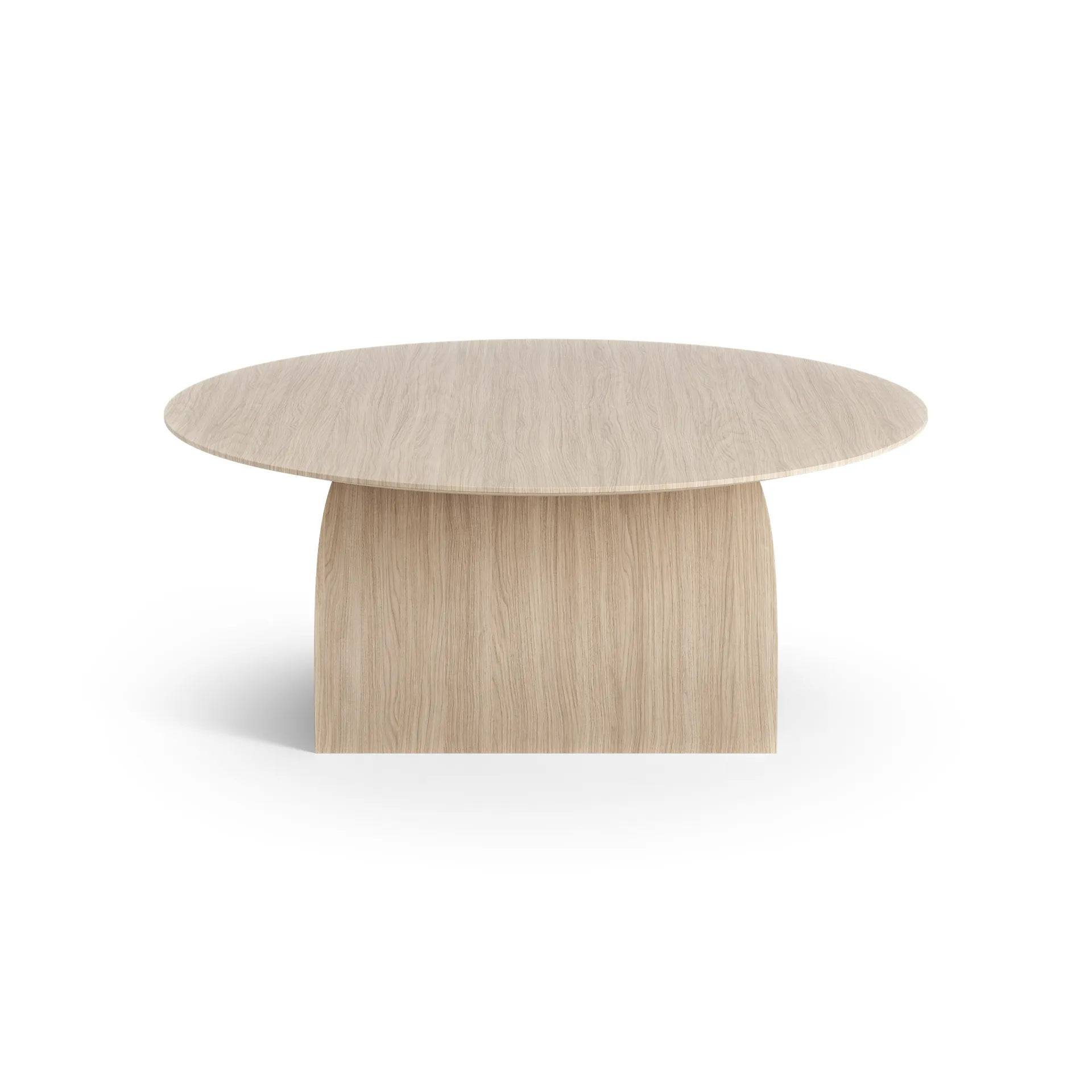 Savoa soffbord H40 cm, Ek vitpigmenterad Swedese