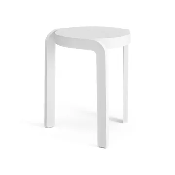 Spin pall H44 cm - Ask vitlaserad - Swedese