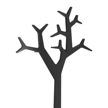 Tree Black Edition väggmonterad klädhängare 194 cm - Svart - Swedese