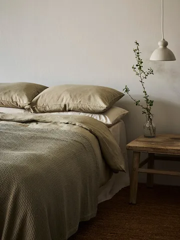 Brick överkast 140x200 cm - Olive - Tell Me More