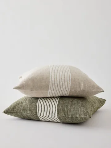 Colette kuddfodral - Natural stripe, 50x50 cm - Tell Me More