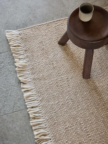 Nelson ullmatta - Beige-Offwhite, 170x240 cm - Tell Me More