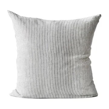 Stonewashed linen örngott 65x65 cm - Grey-white - Tell Me More