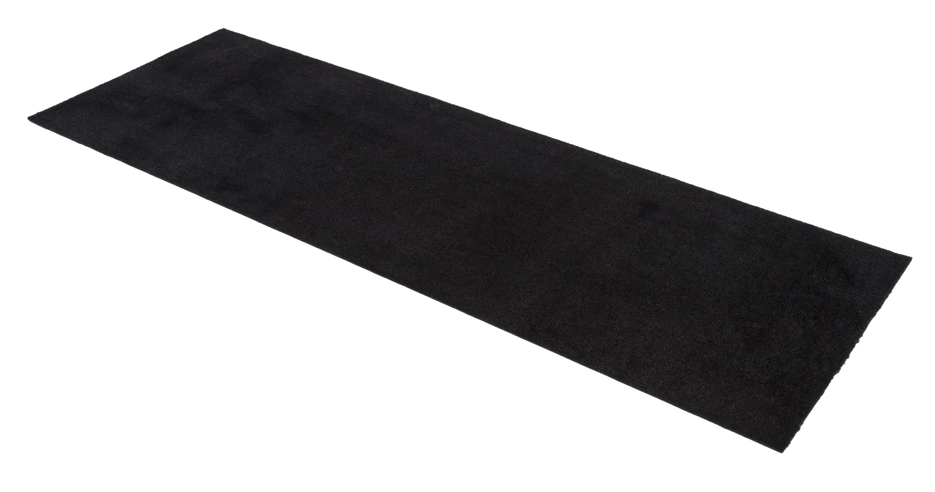 Unicolor gångmatta, Black, 90x200 cm tica copenhagen
