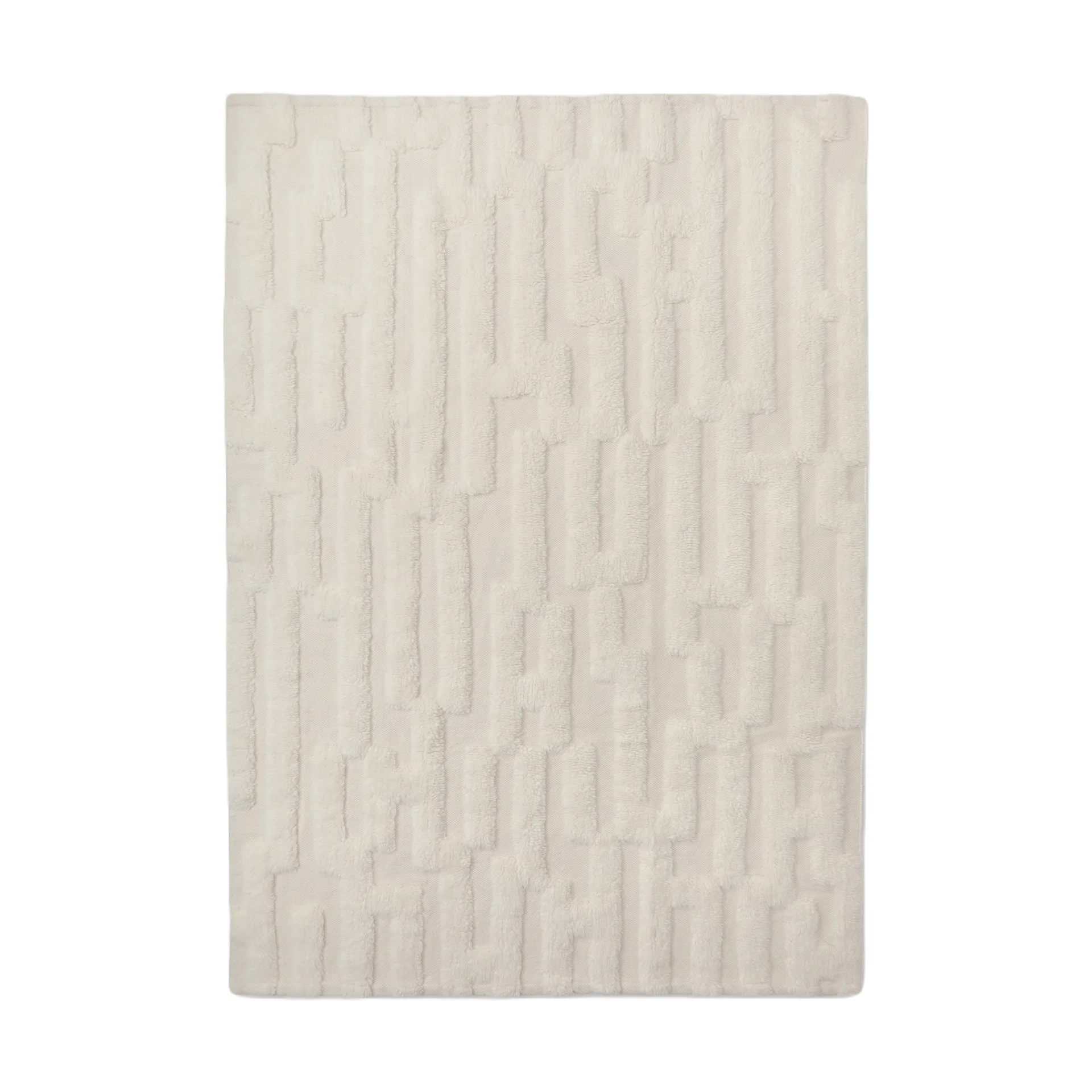 Bielke ullmatta 200x300 cm, Offwhite Tinted