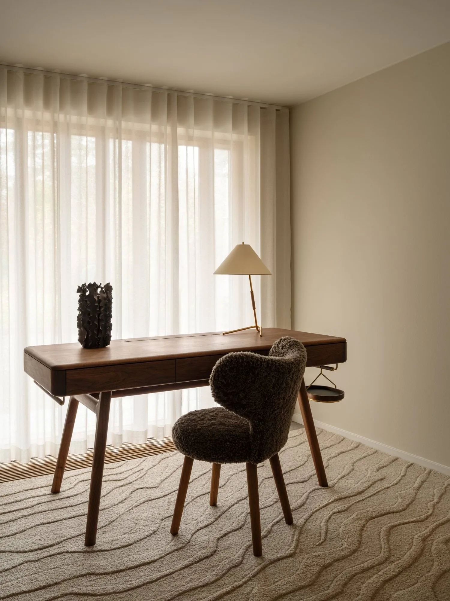 Duvell ullmatta, Beige, 250x350 cm Tinted