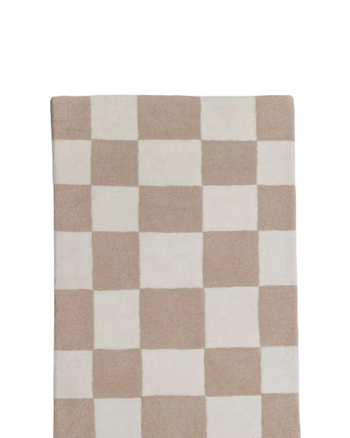 Hafstrom gångmatta ull 80x350 cm - Beige-white - Tinted