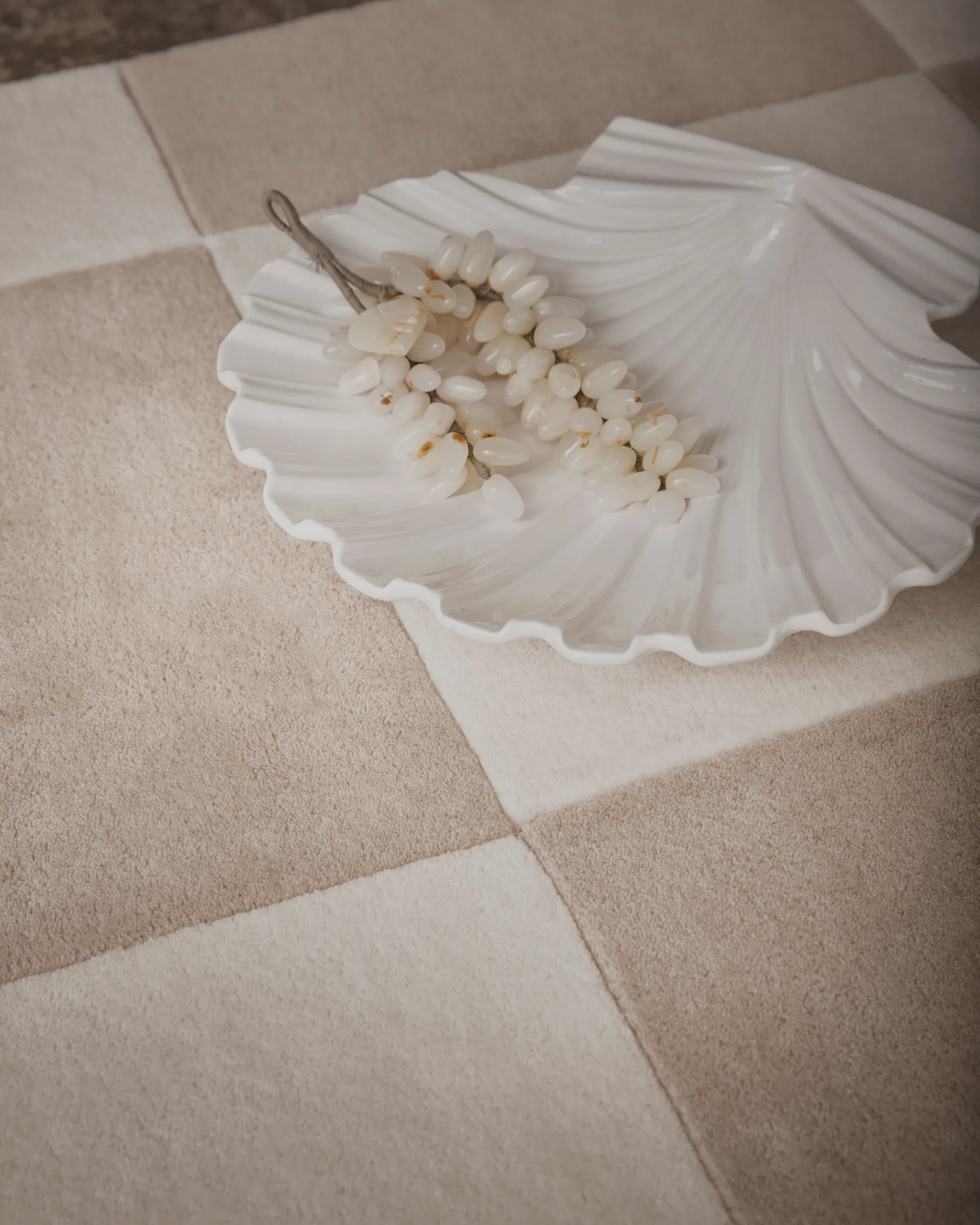 Hafstrom ullmatta 250x350 cm, Beige-white Tinted