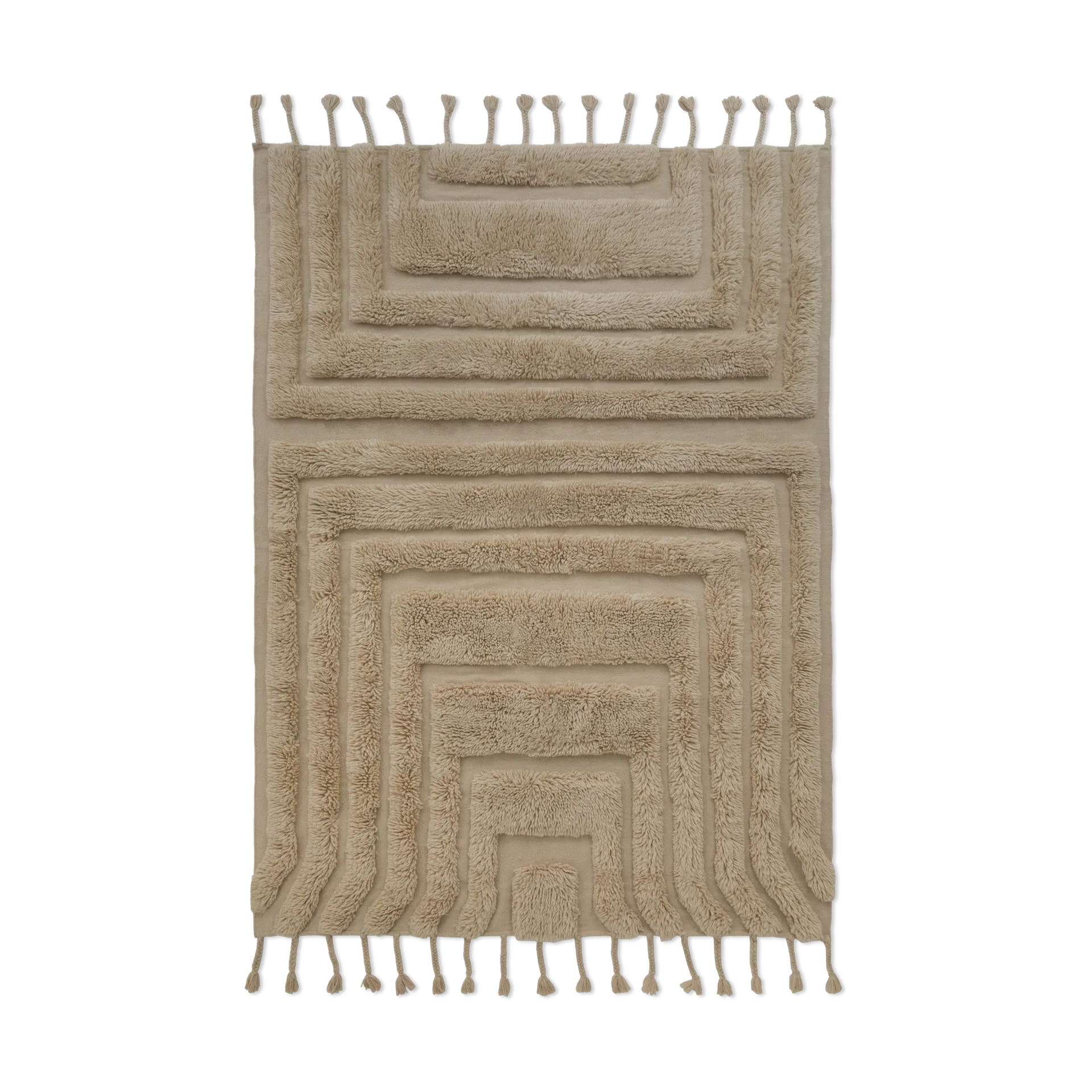 Kask ullmatta 200x300 cm, Beige Tinted
