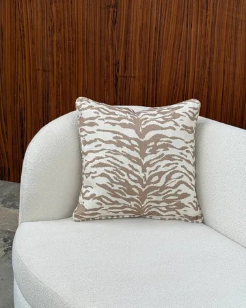Norell prydnadskudde - Tiger beige-off white, 50x50 cm - Tinted