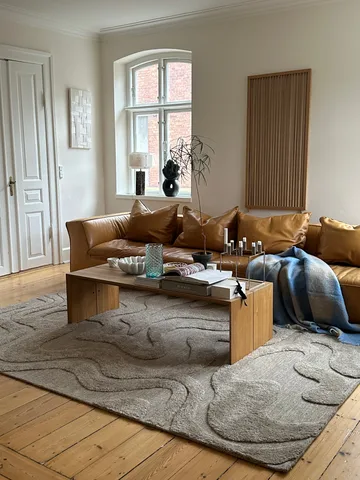 Norlander ullmatta 300x400 cm - Beige-melange - Tinted