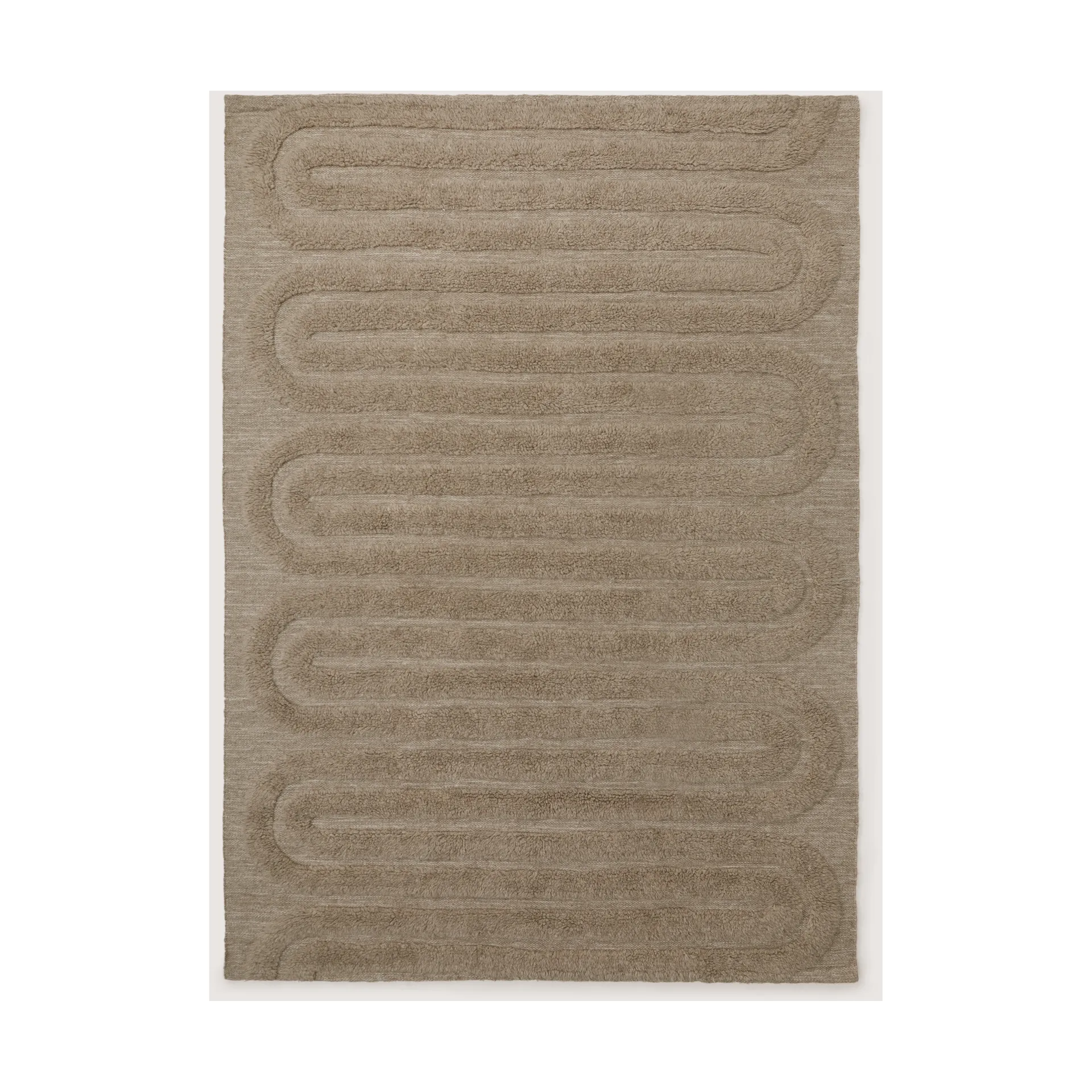Riklund ullmatta, Beige-melange, 250x350 cm Tinted