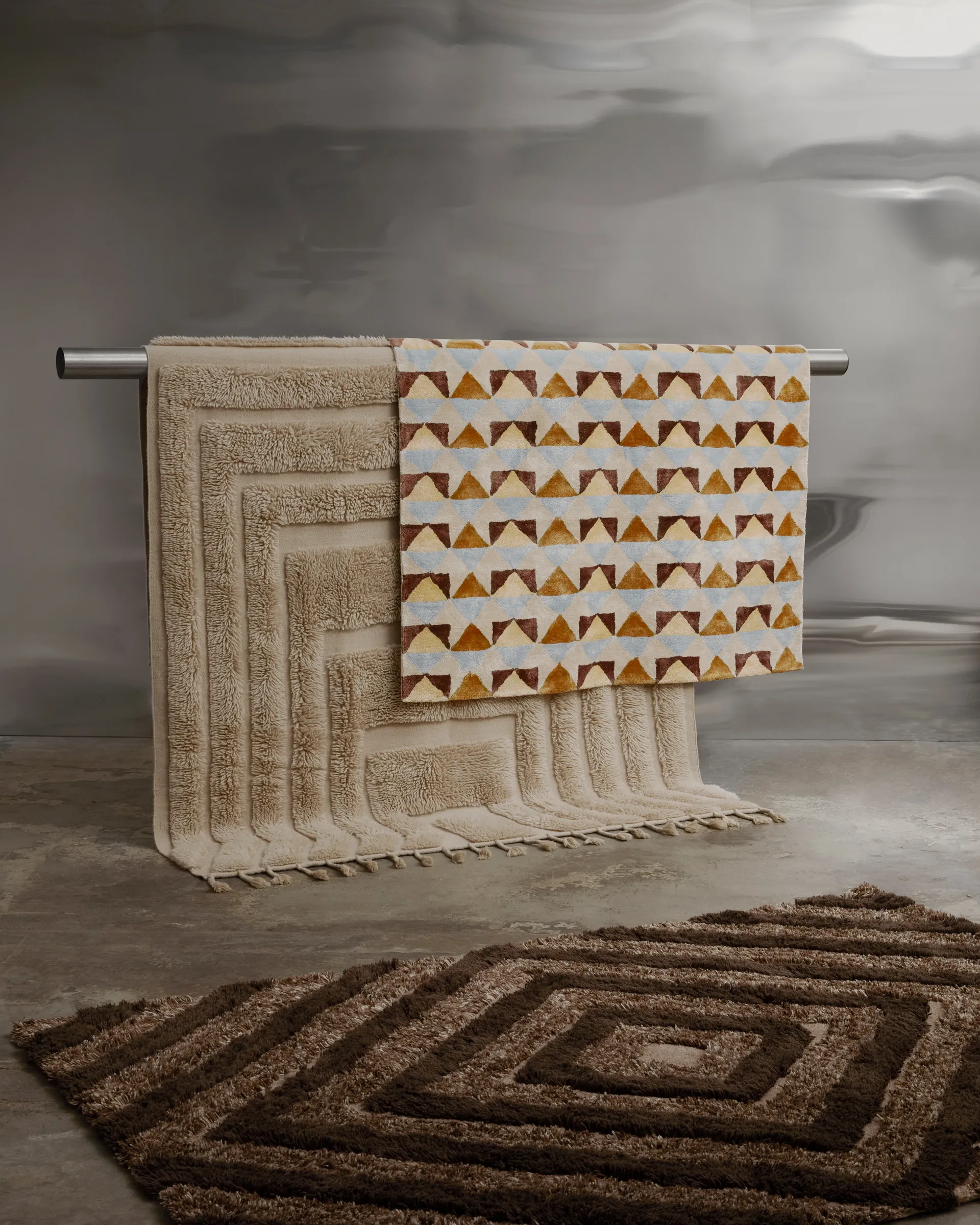Stenborg ullmatta 250x350 cm, Brown Tinted