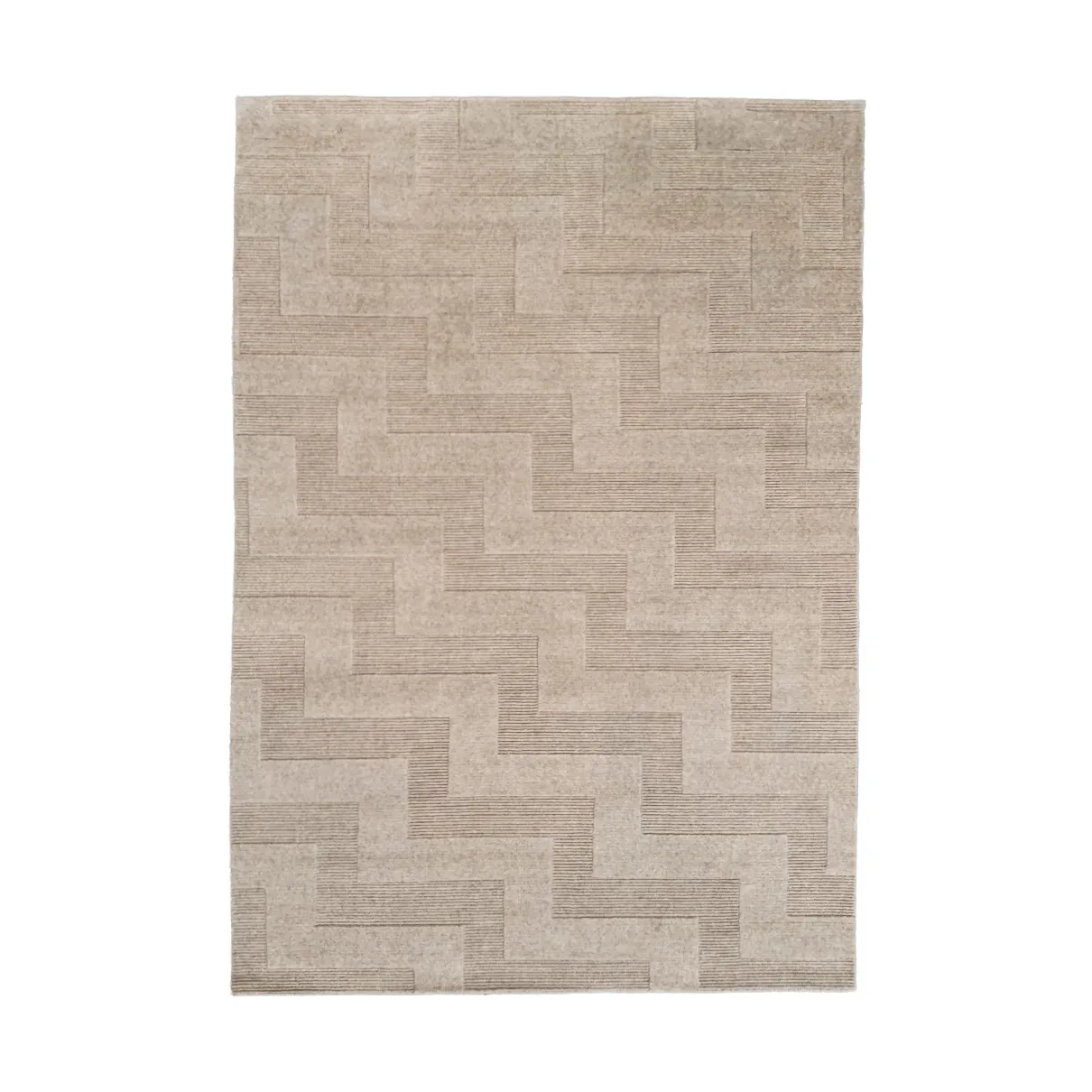Valmont ullmatta, Beige-melange, 250x350 cm Tinted