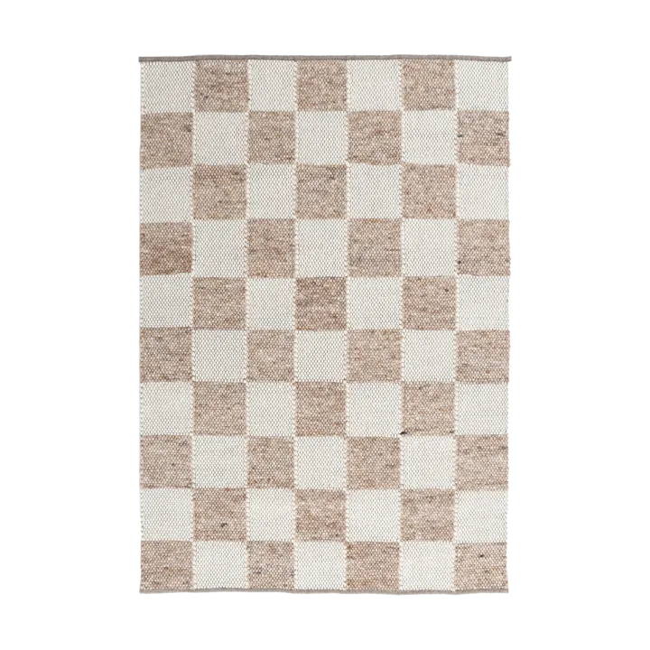 Gotland Design matta Special Edition - Light brown-white nr. 2412, 70x140 cm - Tisca