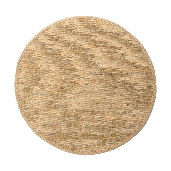 Sierrafil round matta - Gold nr. 261, Ø200 cm - Tisca