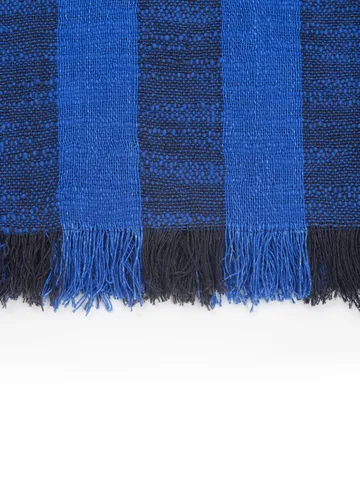 Band pläd 160x200 cm - Blue & Black - Tom Dixon