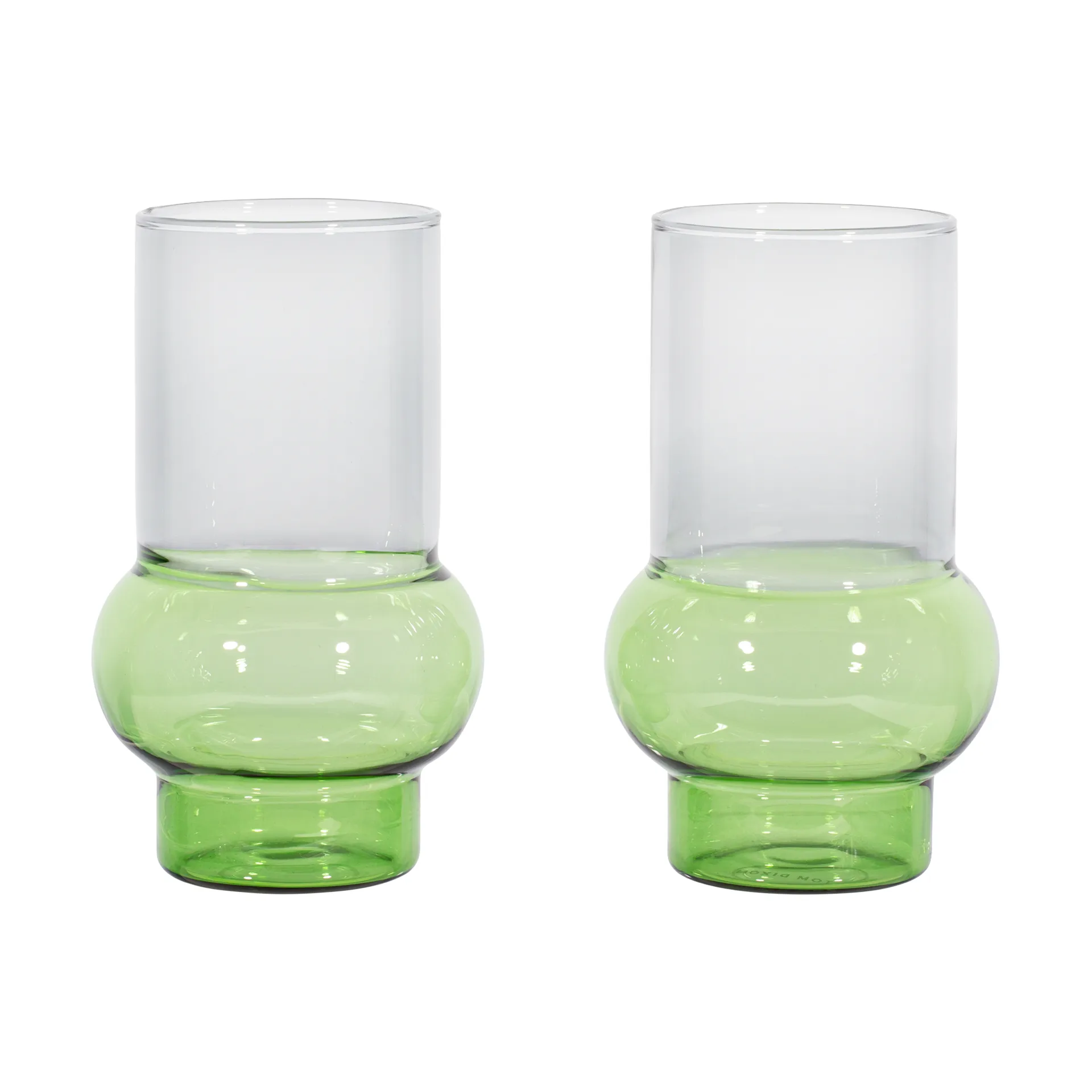 Bump Tall dricksglas 2-pack, Green Tom Dixon