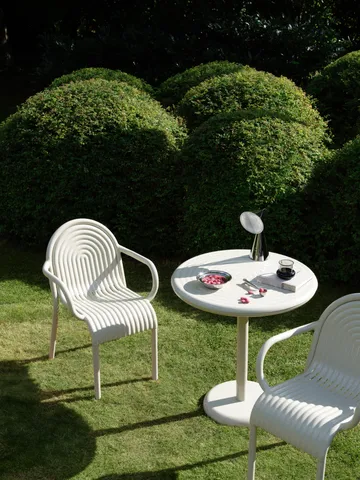 Groove cafébord runt - Putty, Ø70 cm - Tom Dixon