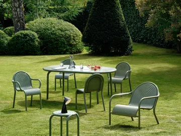 Groove Obround matbord - Moss, 86x186 cm - Tom Dixon