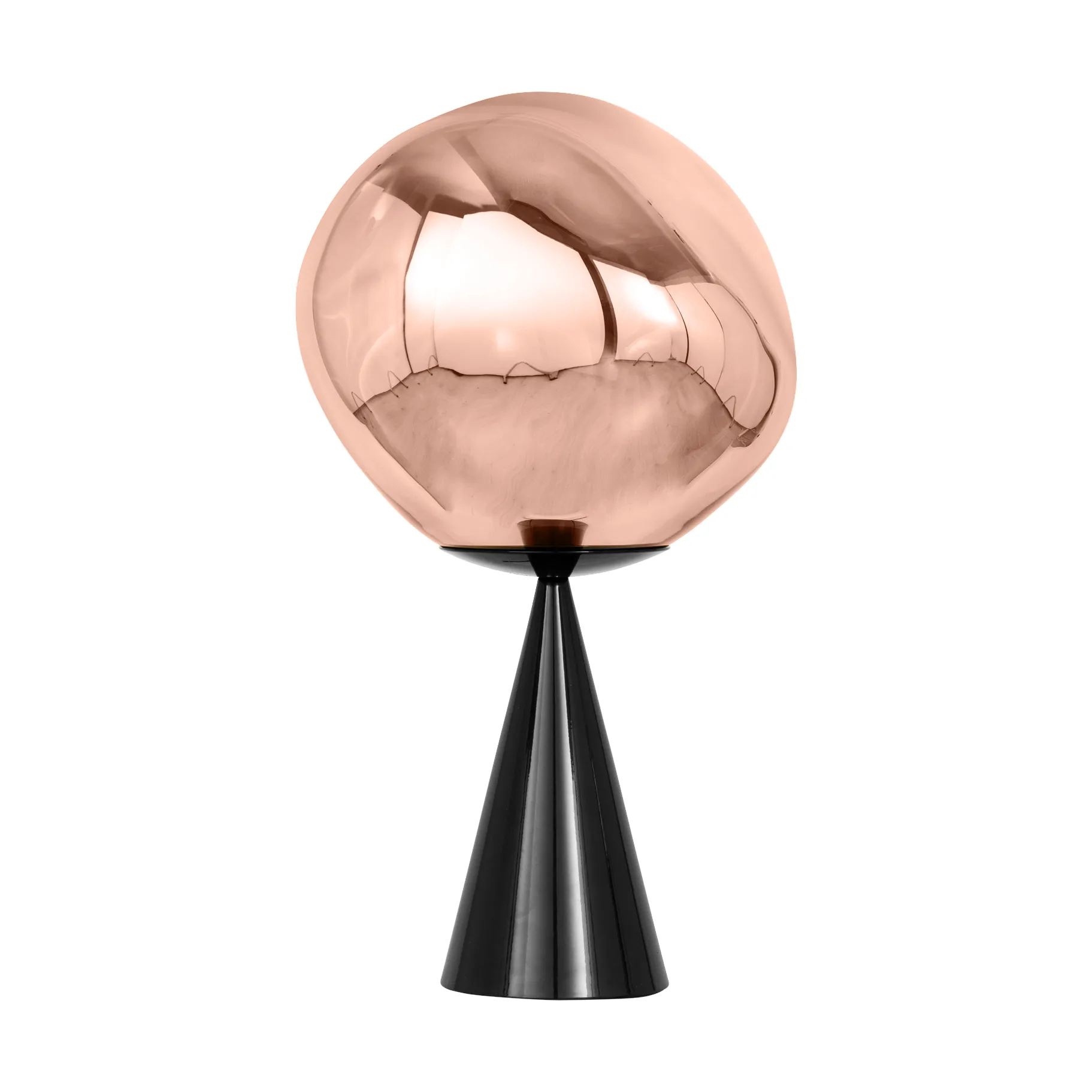 Melt Cone fat bordslampa LED 46,5 cm, Copper Tom Dixon