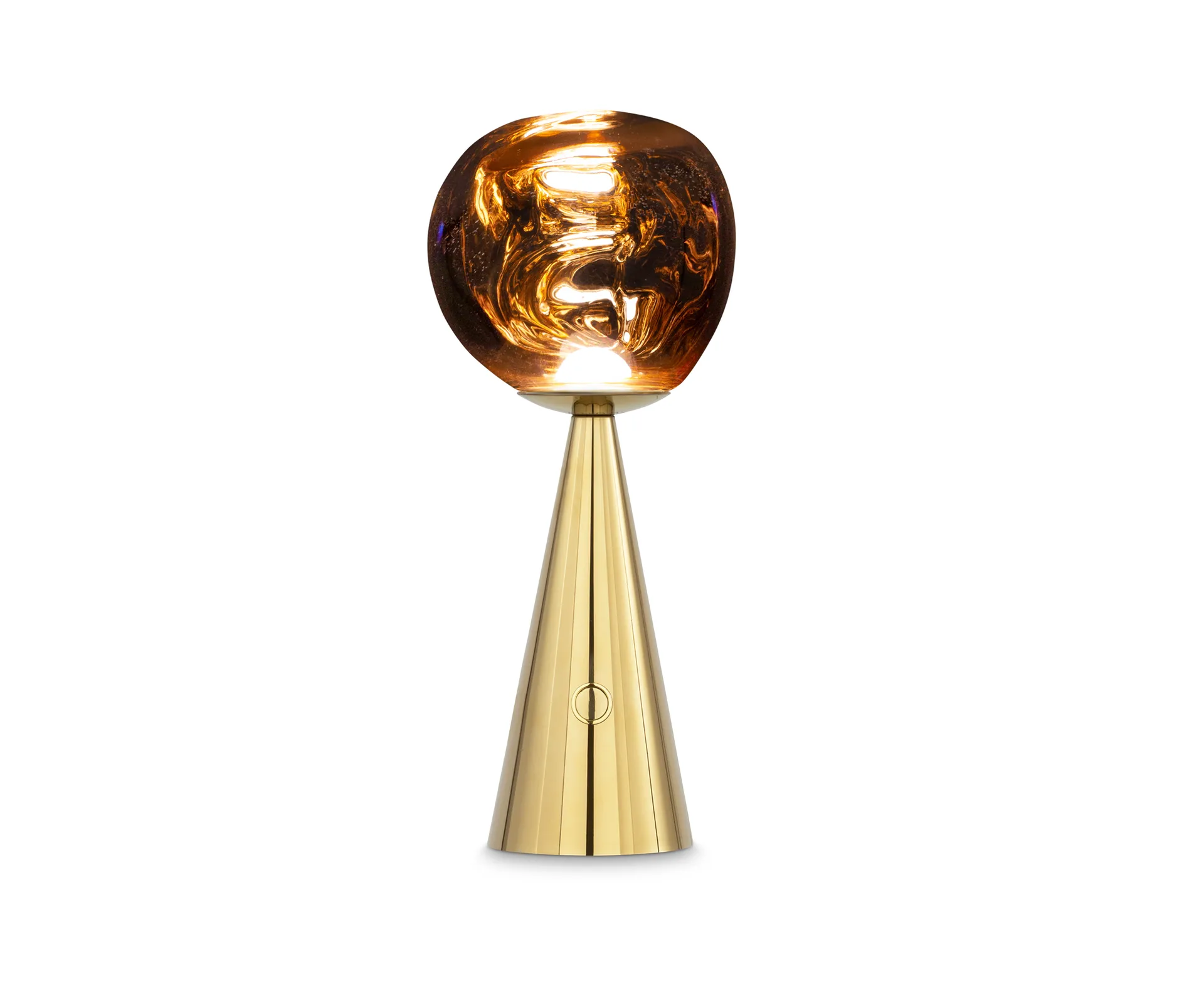 Melt Portable bordslampa, Gold Tom Dixon