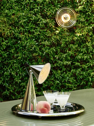 Pose Portabel LED bordslampa - Silver - Tom Dixon