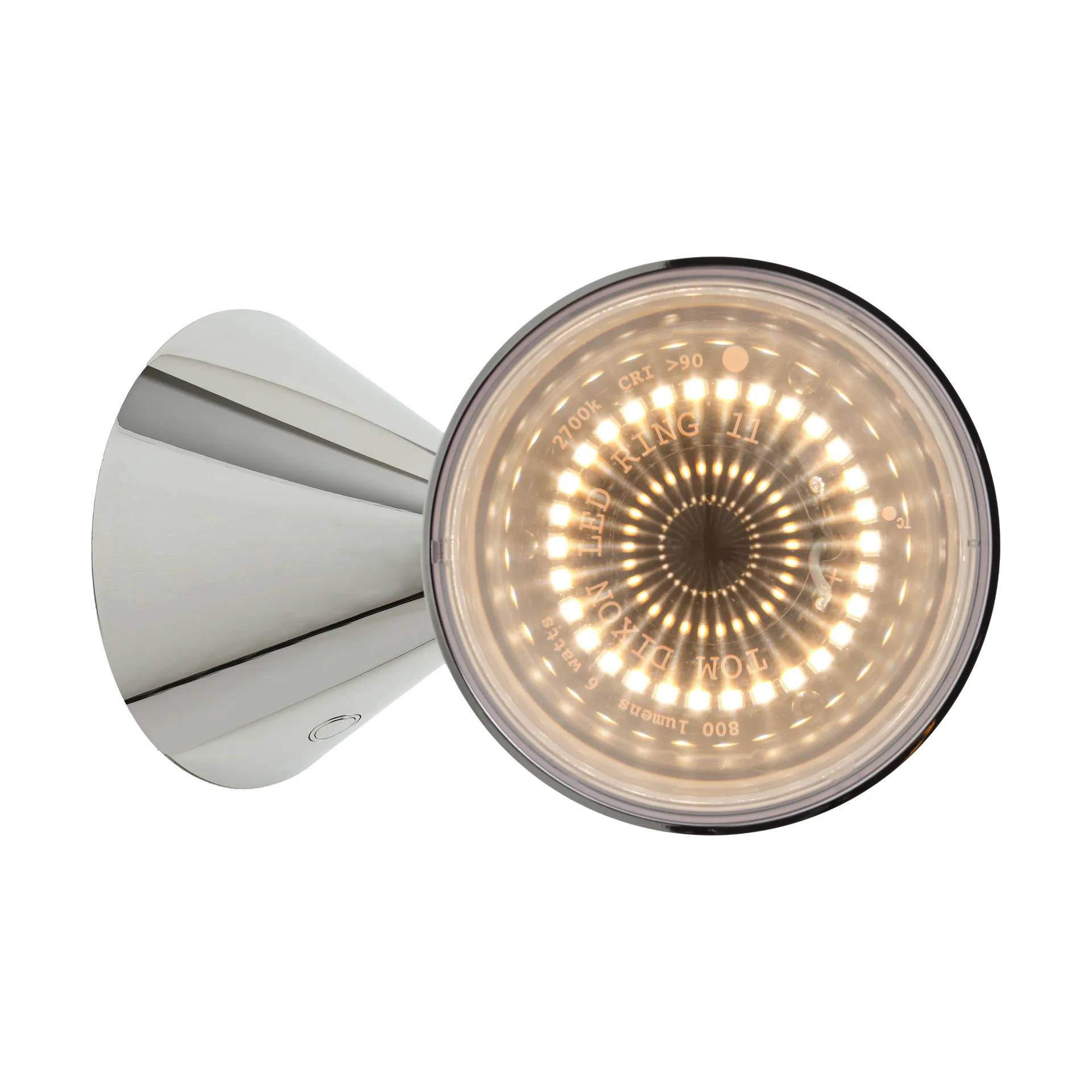Pose Surface vägglampa, Silver Tom Dixon