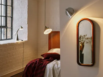 Pose Surface vägglampa - Silver - Tom Dixon