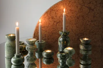 Stone Stacking ljusstake 5 delar - Grön - Tom Dixon