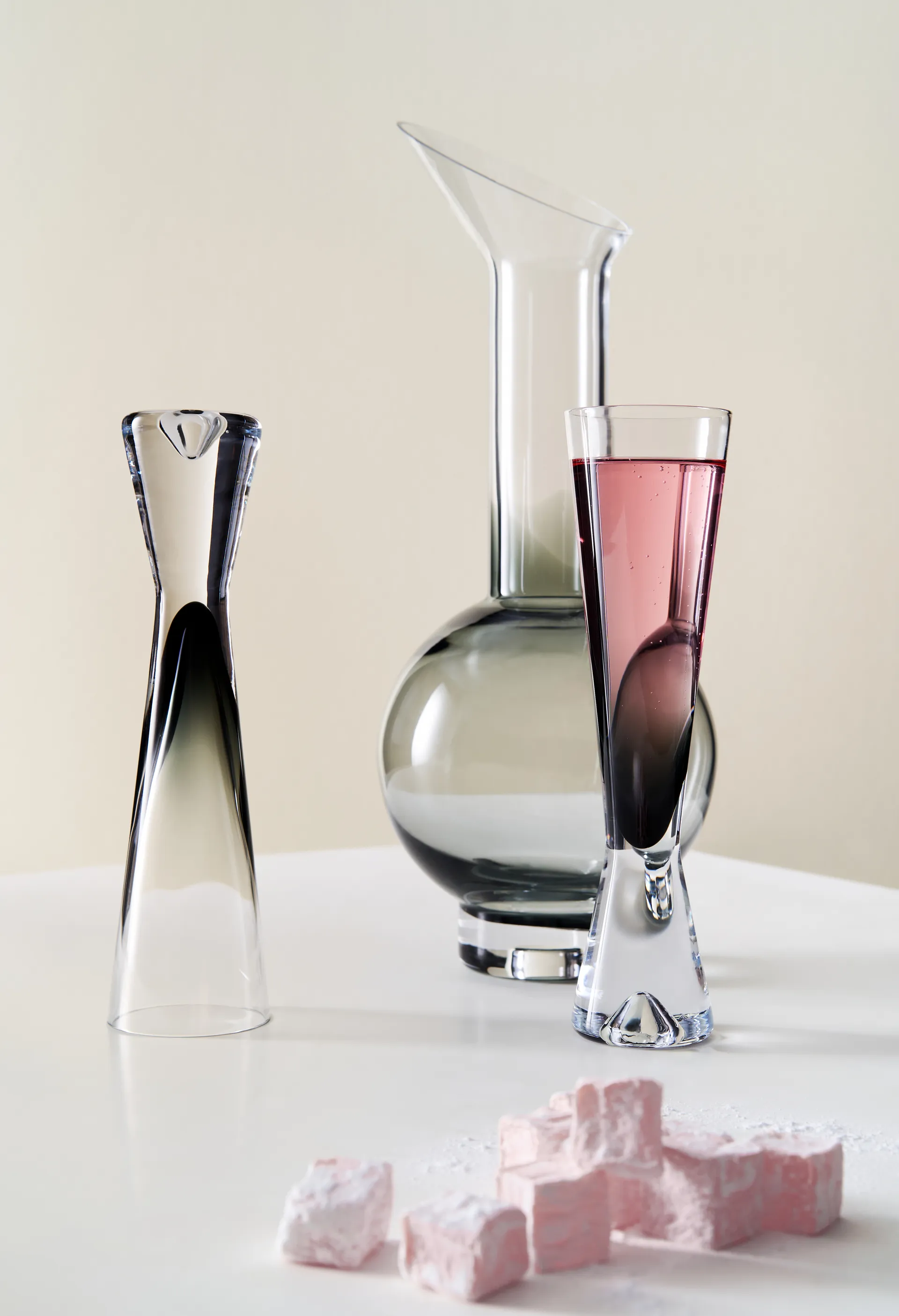 Tank champagneglas 2-pack, Svart Tom Dixon