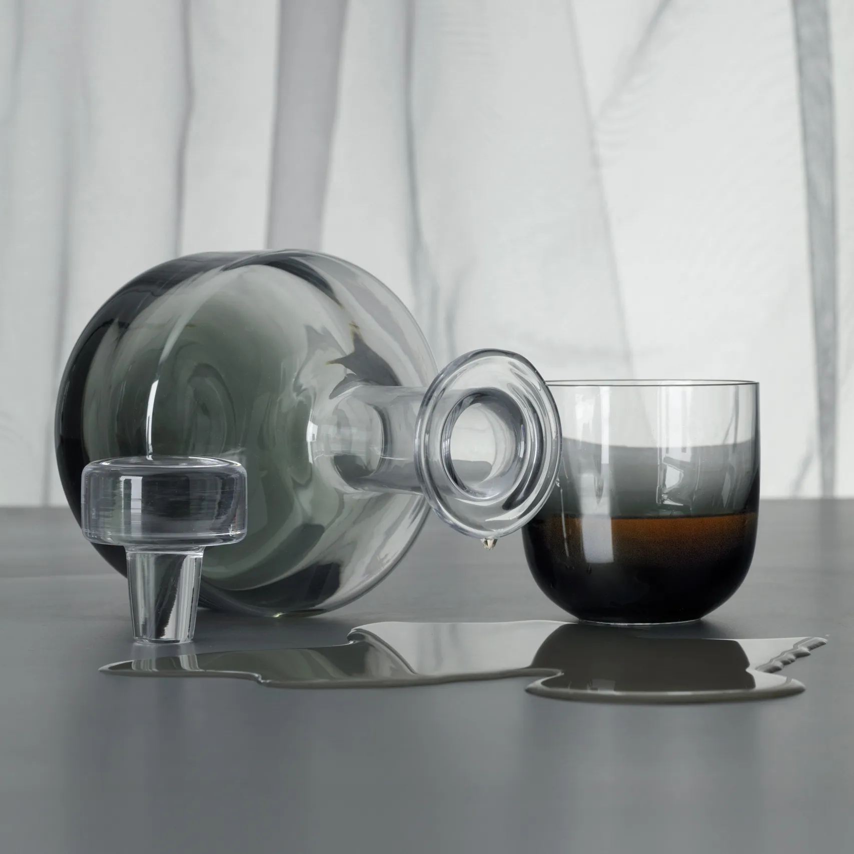 Tank whiskeyglas 2-pack, Svart Tom Dixon